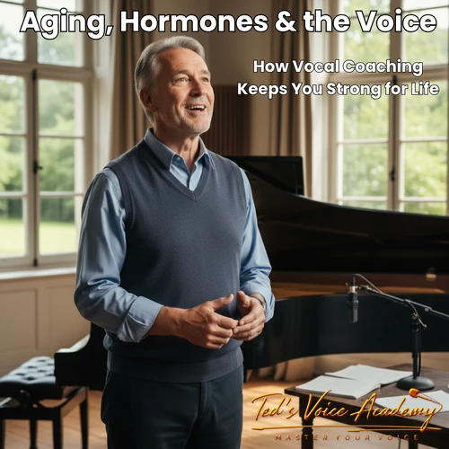 Illustration of aging and hormonal effects on the voice