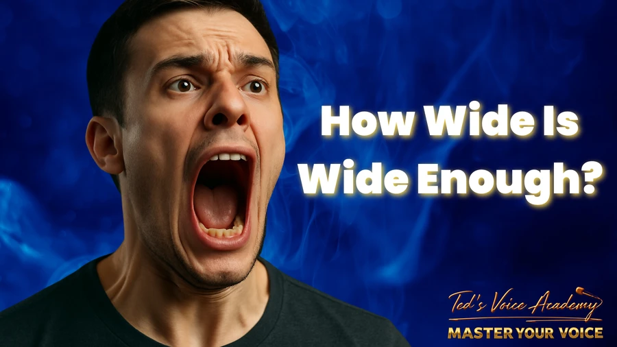 Illustration of vocal resonance and vowel shaping in singing