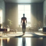 Singer doing a morning vocal warm-up routine