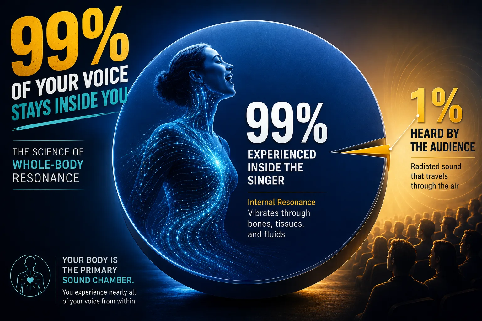 Whole-body resonance and the singer experiencing internal vibration during singing